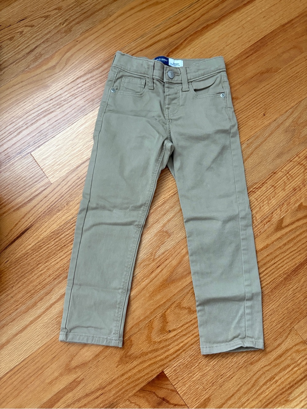 Old Navy Kids Straight Leg Jeans in Tan